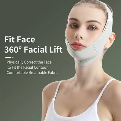 Reusable Face Slimming Bandage V Line Face Shaper Chin Cheek Lift Up Belt Facial Massage Strap Face Lifting Skin Care Tools