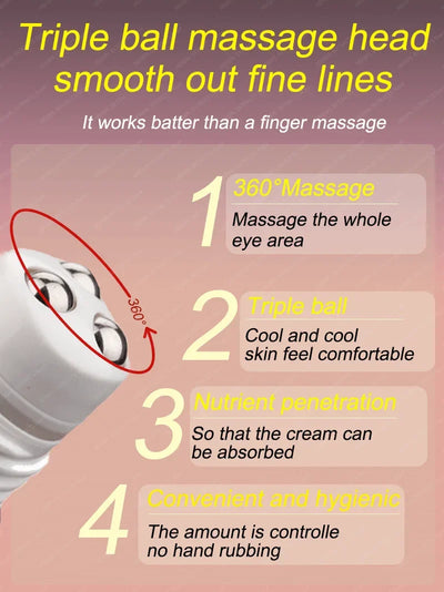 Vision Enhance Roller Promotes Clearer Eyesight Mild Relax Massage Reduces Discomfort Relieve Dry Eyes Fatigue Health Eye Care