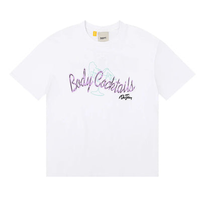 New Designer DEPT T-shirts For Men O-neck Cotton T Shirt Fashion Streetwear Cotton Tees Summer Women Casual Loose Print T-shirt