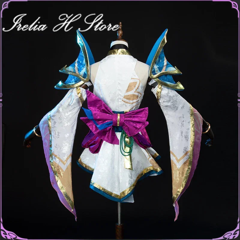 Irelia H Lux LOL Spirit Blossom Lux Cosplay Costume for women game halloween party dress role cosplays