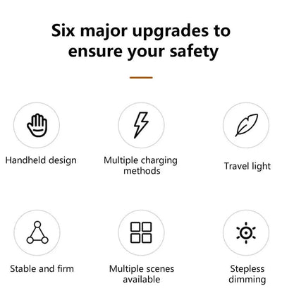Retro Portable LED Night Light 3 Lighting Modes Horse Lantern Lamp Rechargeable Hanging Camping Lights for Travel Desktop Decor