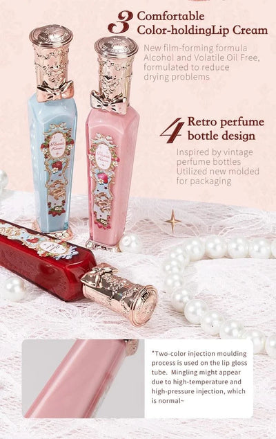 Flower Knows Strawberry Lipstick  Collection Lip Cream Beauty Lip Gloss Lipstick 3.5g
