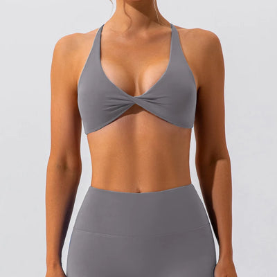 Sexy Gym Top Women Crease Sports Bra Running Back Cross Yoga Bra Breathable Sports Underwear Women Fitness Workout Top Women