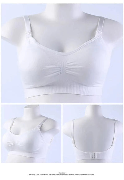 Maternity Bras Double Layer Seamless Bra Pregnancy Clothes Prevent Sagging Breastfeeding Women's Breathable lactancia Bra