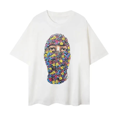 2025 Brand Designer Mens T-Shirts IH NOM UH NIT Letter Masked Men Printed Casual Short Sleeve Men Women 100% Cotton