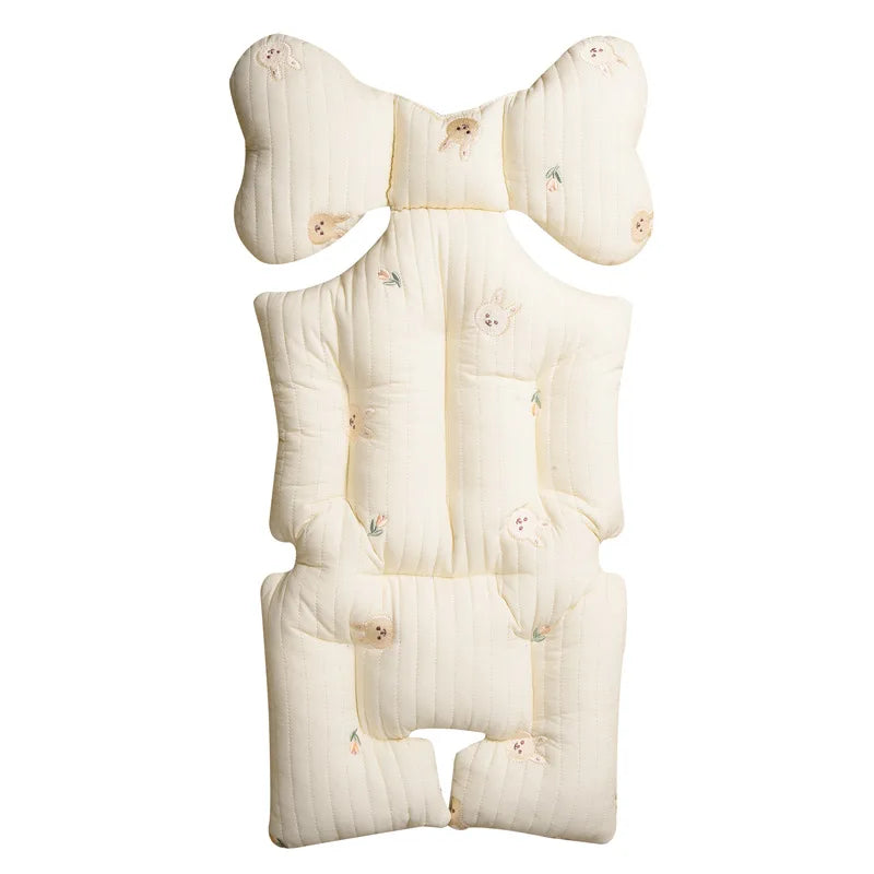 Autumn and winter warm baby stroller seat cushions thickened cotton child stroller baby seat cushions universal four seasons