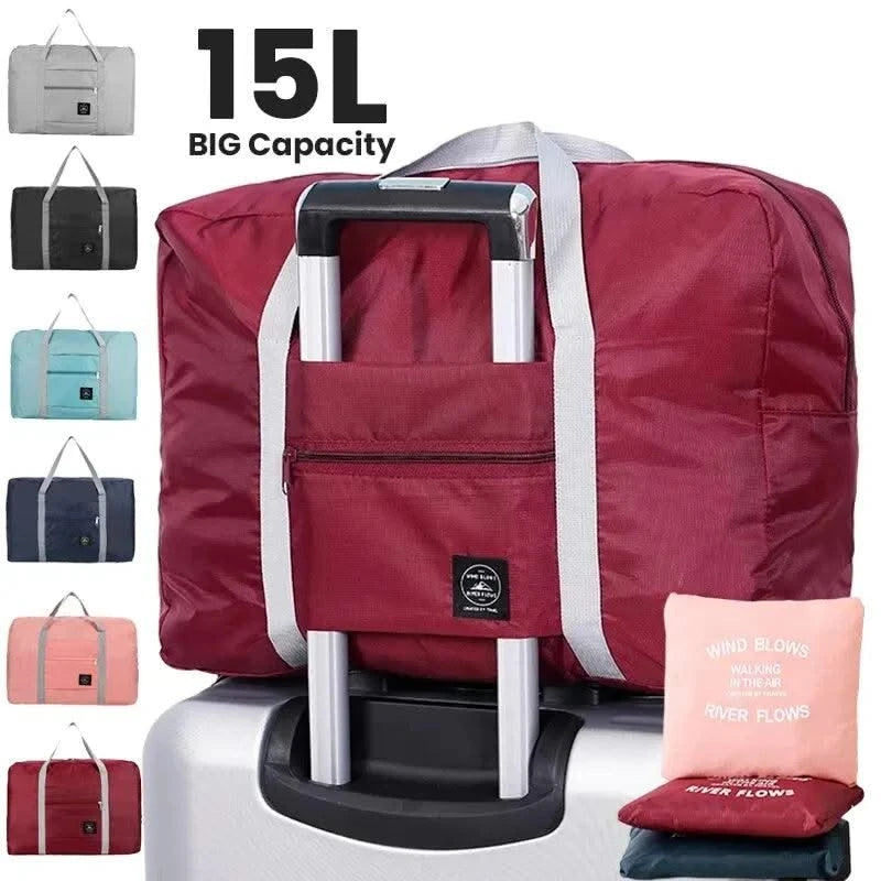 Foldable Travel Duffel Bag for Airlines or Women