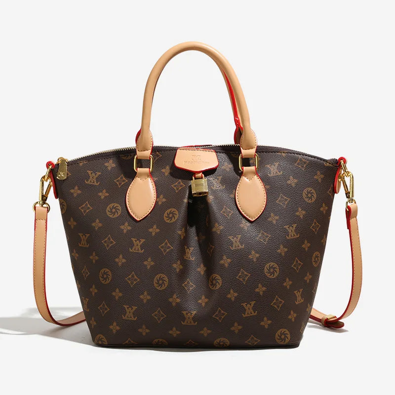 2025 French Luxury Handbag for Women Designer Tote Elegant Structured Shoulder Bag High-End Minimalist Chic Versatile