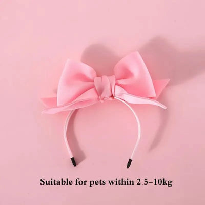 Cat Accessories Party Cat Headdress Wear Puppy Hairband Dog Dress Up Hat Pet Hair Accessories Bow Tie Dog Bowknot Pet Hair Hoop