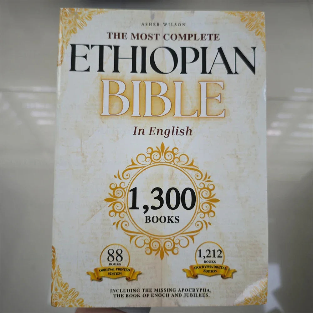 THE MOST COMPLETE ETHIOPIAN BIBLE In English, Containing 1,300 Books with 88 New Additions and Missing Apocrypha, Book of Enoch