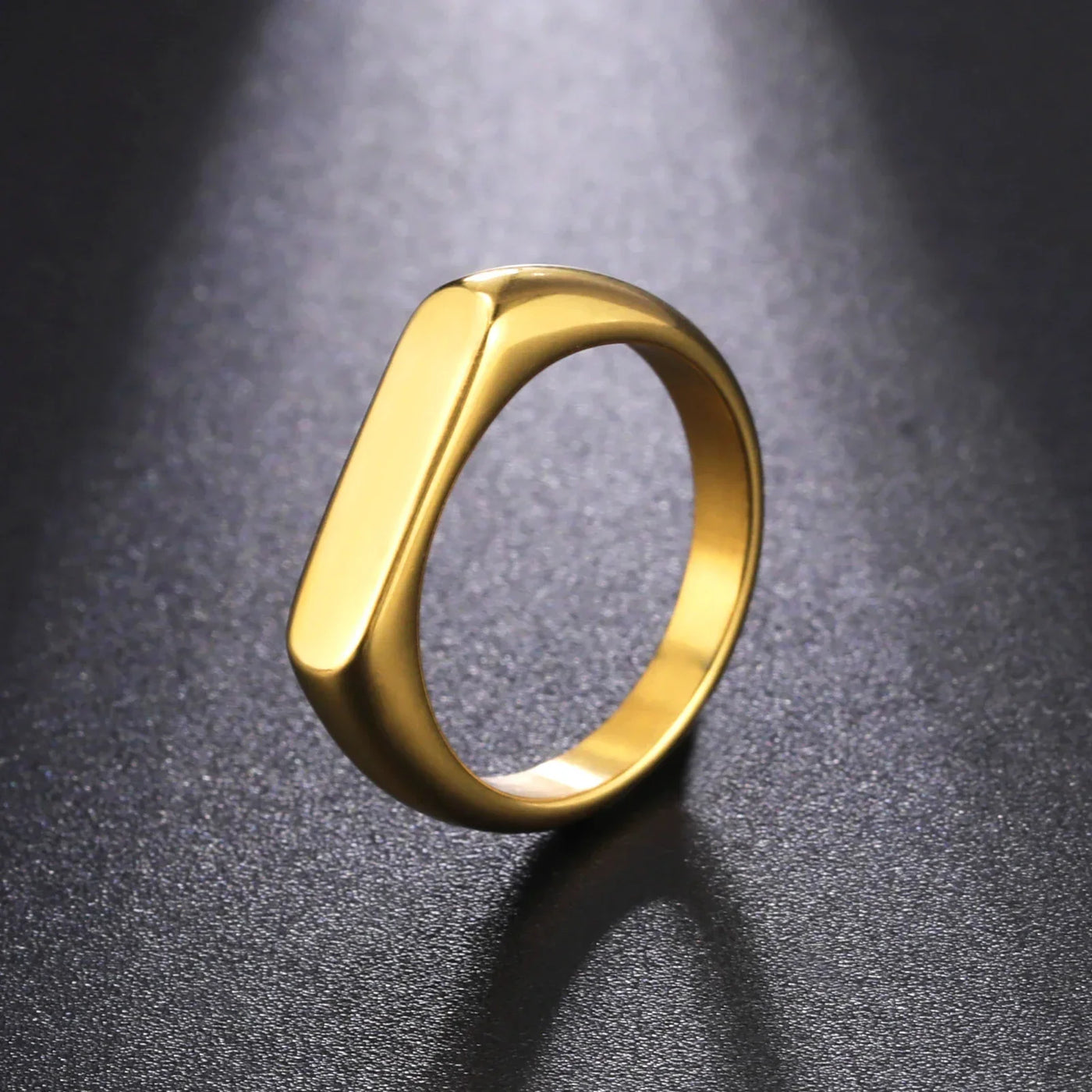 Engrave Name Finger Rings Personalized Custom Ring Gift For Woman Men Wedding Marry Silver Color Stainless Steel Jewelry