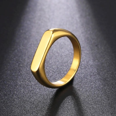 Engrave Name Finger Rings Personalized Custom Ring Gift For Woman Men Wedding Marry Silver Color Stainless Steel Jewelry