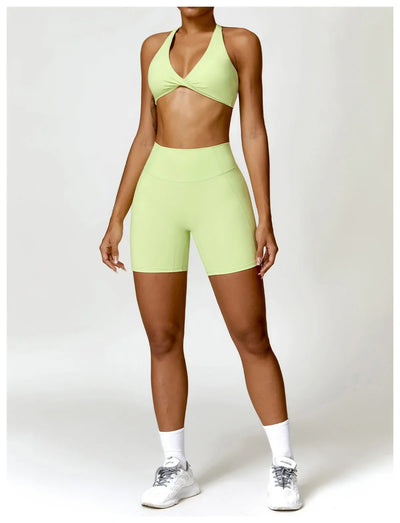 Women Seamless Yoga Set 2PCS Gym Workout Clothes for Female Push Up Bra High Waist Leggings Sexy Fitness Sportswear Sports Suits