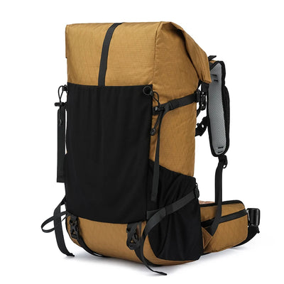 30L Hiking Backpack Daily Travel Wear-Resistant Waterproof Professional Climbing Large Capacity Roll-Up Shoulder Bag 2025 New