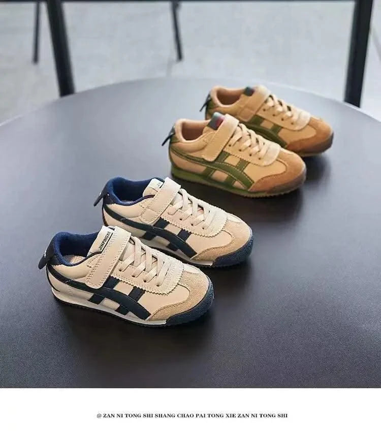 2025 new children's soft soled board shoes, anti slip sports shoes, lightweight running shoes, Forrest Gump shoes - Elanique