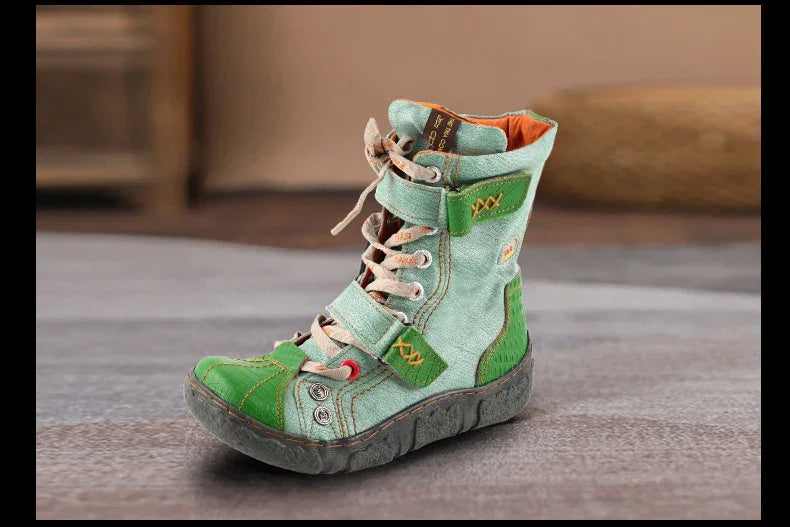 TMA EYES Short Boots for Women, Versatile, Casual, Monochromatic, Popular,