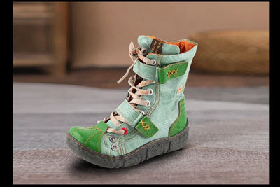 TMA EYES Short Boots for Women, Versatile, Casual, Monochromatic, Popular,