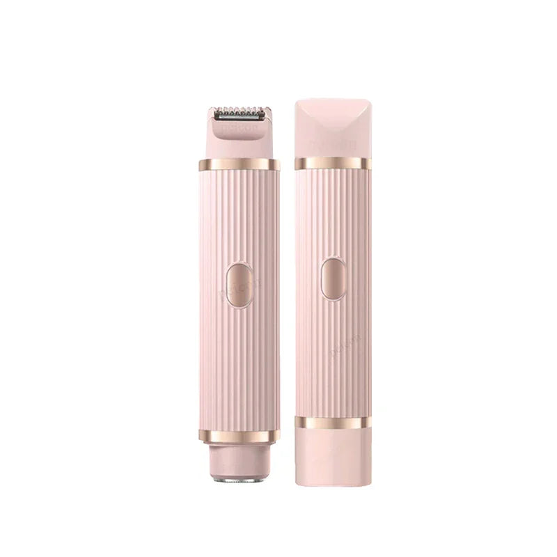 Women Epilator Dual Head Facial Electric Razor Body Shaver for Shaving Bikini Trimmer Area Leg Waterproof Female Hair Removal