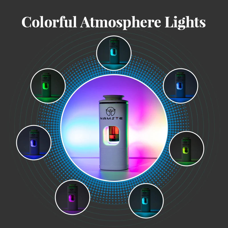 Car Aroma Diffuser Covers 50m³ Essential Oil Diffuser Low Noise Air Freshener Purifier Aroma for Home Appliance Small Places