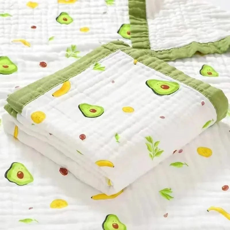 Baby Bath Towel Pure Cotton Super Soft Gauze Newborn Is Covered by Children Blanket Four Seasons Chil baby quilt