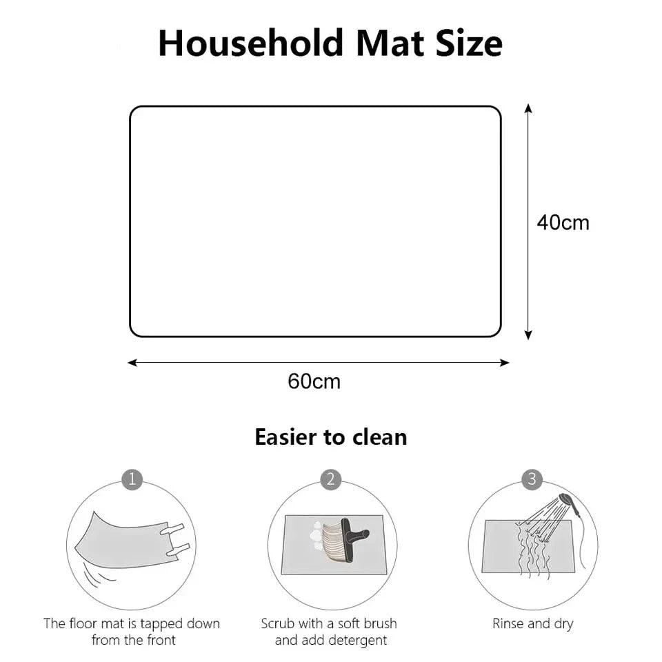 Custom Cute Cat Dog Children Room Mat Kitchen and Home Items Entrance Carpet Floor Mats Washable Non-slip Kitchen Rug Rugs Foot