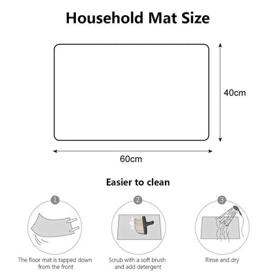 Custom Cute Cat Dog Children Room Mat Kitchen and Home Items Entrance Carpet Floor Mats Washable Non-slip Kitchen Rug Rugs Foot