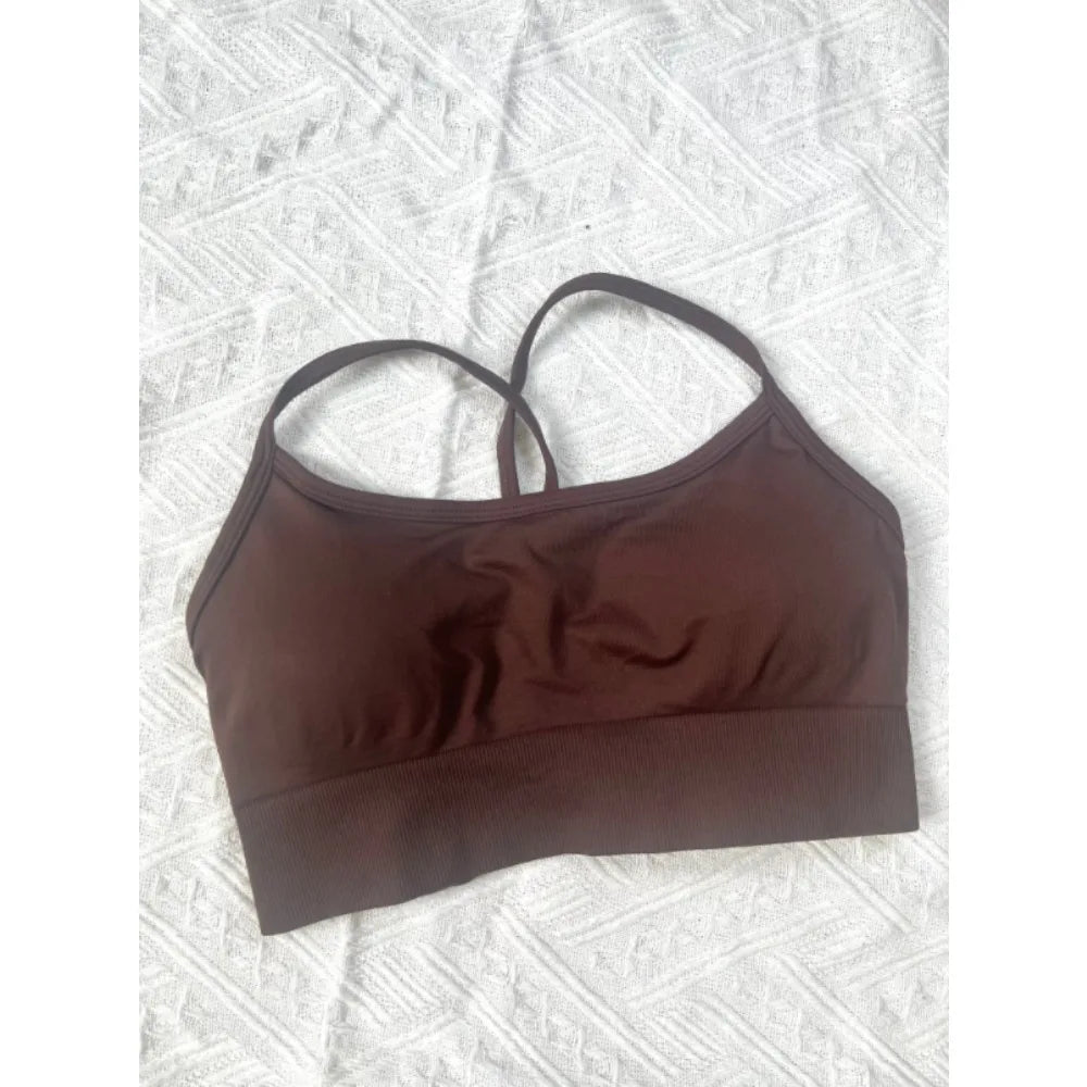 Yoga, Sports, Cycling, Vest, Halter Bra for Women, Seamless Breathable, High-support Sports Bra, Yoga, Running, Gym Exercise