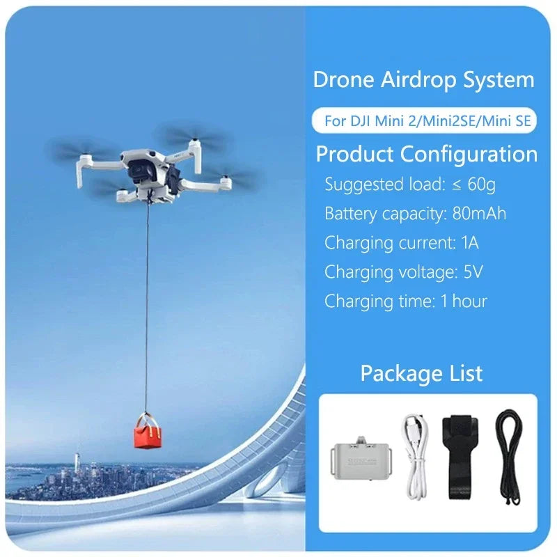 STARTRC Drone Airdrop System For DJI Air 3S/Mini 4 Pro/Mini 3/Mavic 3/Air 2S/Mavic 2/Mini 2 SE Air-dropping Thrower Gift Deliver