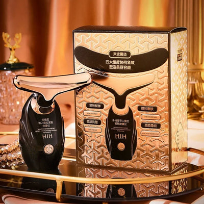 Face Lifting Device Neck Facial Eye Massage Introducer Microcurrent Skin Rejuvenation Anti Aging Beauty Device Face Massager