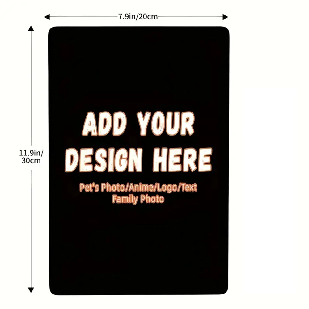 A personalized custom 20.32x30.48cm wooden wall art - personalized photo, image, text, wooden sign for home decoration