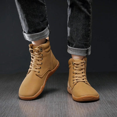 Barefoot Shoes Adult Cross-Trainer Wide Toe Box Men's Wide Minimalist Zero Drop Sole Casual Knitting Walking Sneakers Large Size