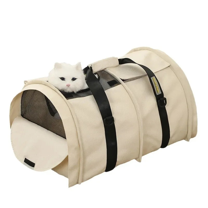 Pet Crossbody Bags Strong Bearing Capacity Breathable and Wear-resistant Cats Bag Carriers Large Space Portable Pet Products