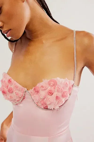 Elegant Party Dresses for Women 2024 Luxury Dress Birthday Outfits Sexy Pink Patwork Evening Gowns Women's Clothes Prom Gown