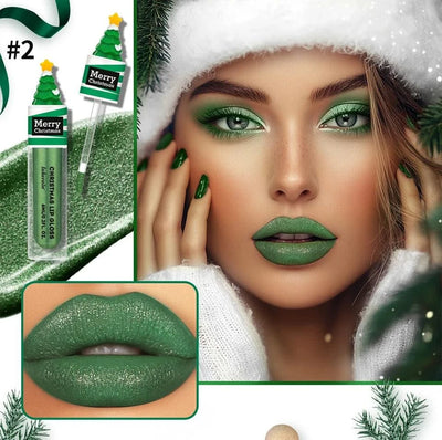 Christmas Colorful  Long-Lasting Water Resistant Lipsticks Lip Gloss Set Woman Makeups