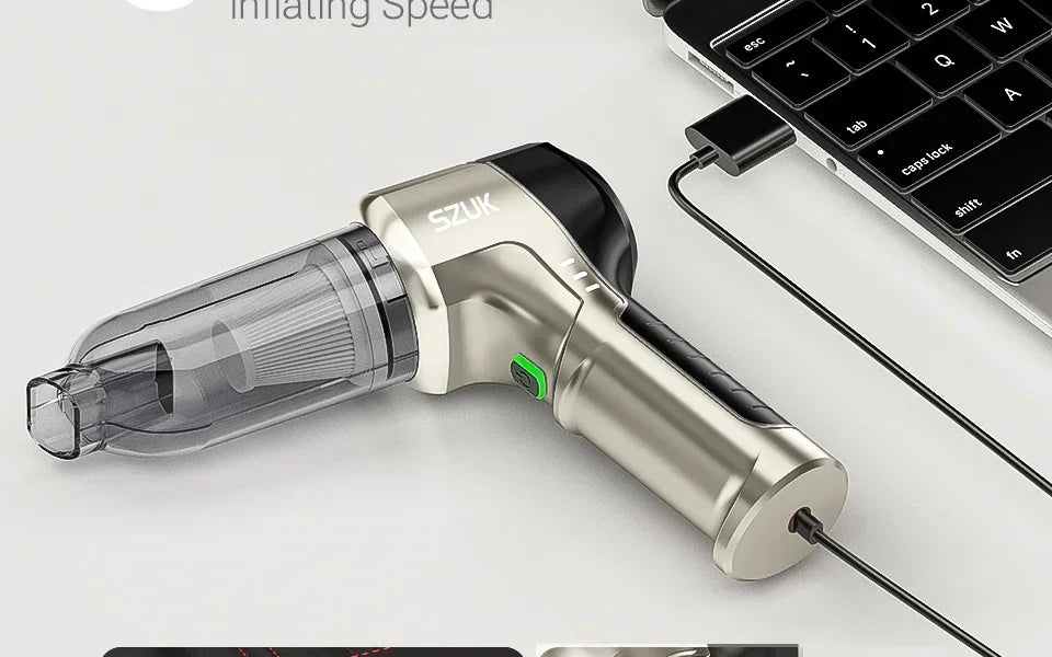 Portable Vacuum Cleaner for Car Home New Handheld Mini Vacuum Cleaner SZUK Car Vacuum Cleaner Powerful Suction Wireless Cleaner