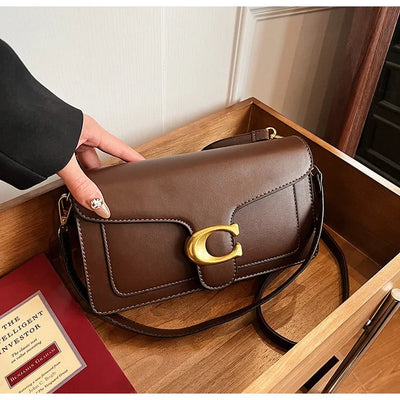Luxury - Grade 2025 Women's Exclusive Small Square Shoulder Bag - Solid - Color Aesthetic, Niche - Style Design& Daily, Stylish