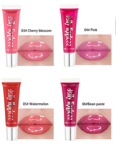 Candy Shades Moisturizing Lip Gloss Lip Oil Makeup Shinny Nutritious Liquid Lip Glosses Cherry Jelly Oil Clear Lipgloss