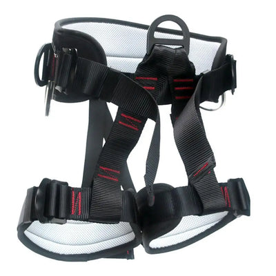Rock Climbing Harness Half Body Adjustable Outdoor Safety Harness Half Body Breathable Belt Strong Load-Bearing For Working At