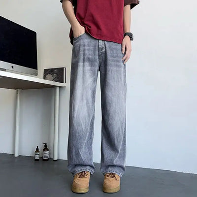 Mens Jeans Large Denim Jeans for Teens Trousers for Men Jean Baggy Pants Men's Fashion Man Male Trendyol Streetwear Korean Men´s