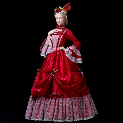 Customized Ball Gown Medieval Marie Court Evening Dresses Historical Victorian Baroque Prom Party Gowns Halloween Masquerade