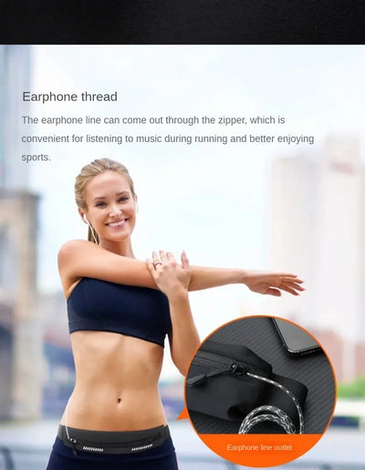 Men Women Waistbag Marathon Running Outdoor Riding Fitness Waterproof Phone Sport Male Female Belt Waist Bags  Sport Accessories