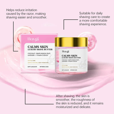 Hair Removal Shaving Cream for Sensitive Skin Gentle Painless Depilatory Scrub Exfoliating Moisturizing Soothing After Shave Oil
