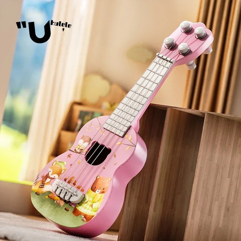 New guitar mini version instrument ukulele can be played for beginners, entry-level instrument playing beautiful melodies, gifts