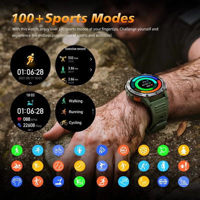 2025 New For Xiaomi IOS Compass Outdoor Smart Watch Men 1.43'' HD AMOLED Screen GPS 400 Mah Battery Bluetooth Call SmartWatches