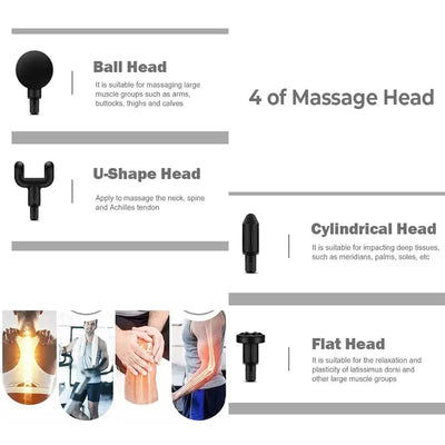 Fascia gun muscle relaxation massager smart mini full body massage impact gun portable small electric full body massage gun