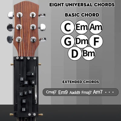 Guitar Auxiliary Artifact Folk Guitar Playing And Singing Chord Practice Automatic Transmission One Key Chord Player