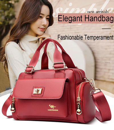 New Summer Fashion Women Designer Bag Leather Handbags PU Shoulder Bag Crossbody Shopping Bags For Women Luxury Lady Purse Sac