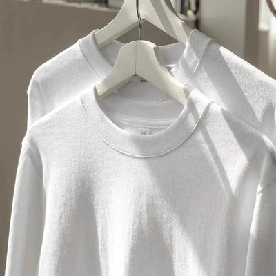 Women T Shirts.100% Cotton Soft.Regular Fit,O-Neck Long Sleeve Tops Tees,Black White