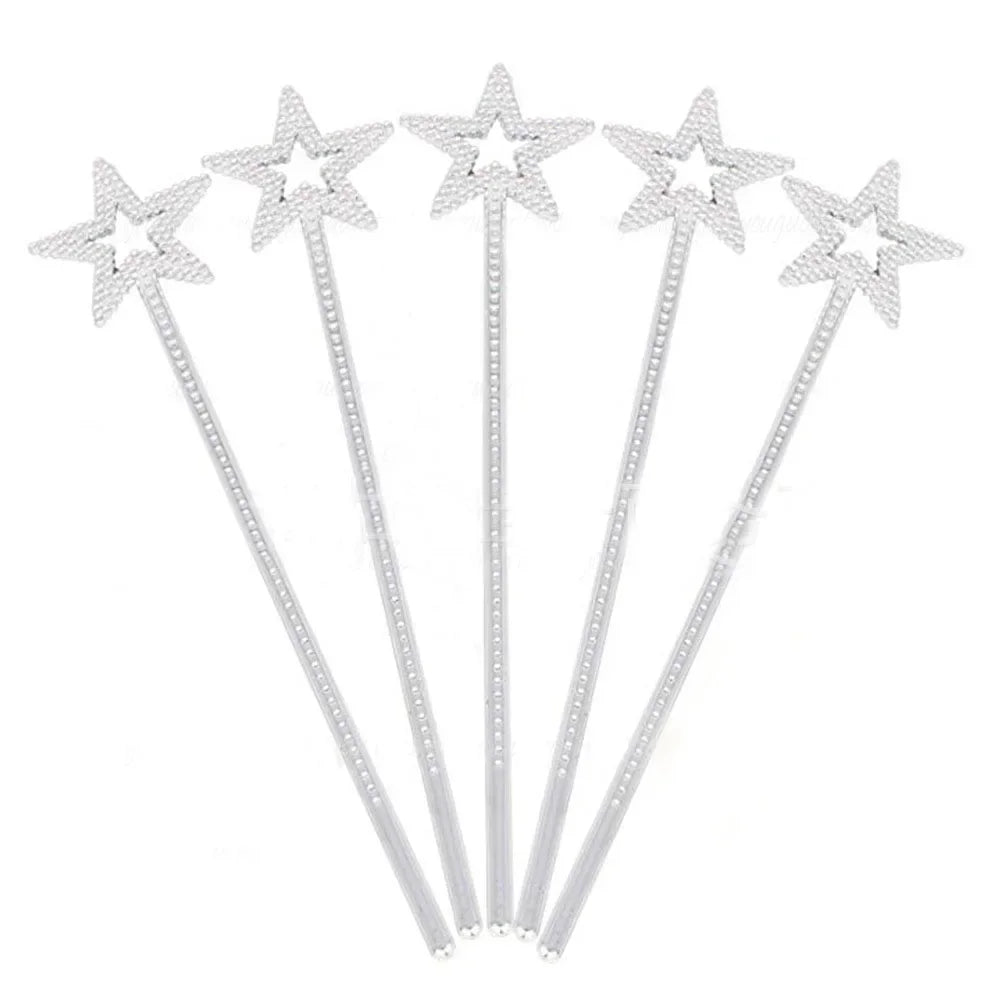 Sticks Fairy Wands Plastic Bar  Toy Prop Star Magic Wand For Girl Kid's Gift Party Supply  Easter  Halloween Costume Cosplay