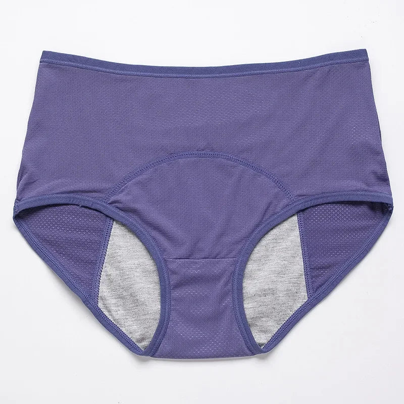 Plus Size Leak Proof Menstrual Panties Women Underwear Period Cotton Pregnancy Waterproof Briefs Physiological Breathable Pants